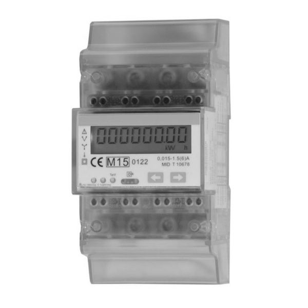 Digital CT-kWH-Meter x/1,5A(6), 3phase M-Bus, 2 tarifs, MID image 1