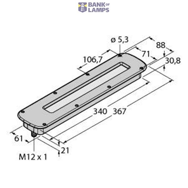 LED Linear Light In the Metal Housing   WLC60XW340FARQ image 1