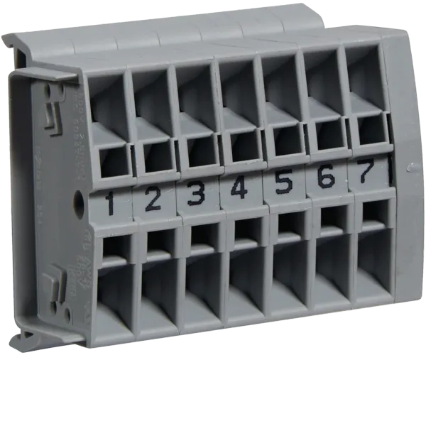 HAG KT07A control cable terminal 7p for 35mm rail image 1
