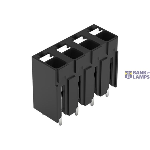 THR PCB terminal block push-button 1.5 mm² black image 1