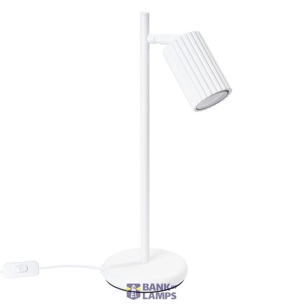 STYLISH DESK LAMP WITH CYLINDRICAL LAMPSHADE, CARBON CABLE SWITCH image 6