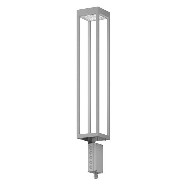 BOCARO, 37 W, 3900 lm, 740, silver, DALI Light stack, L 156 B 156 H 80 image 2