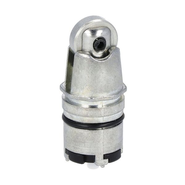 Operating heads, metal top roller push plunger image 1