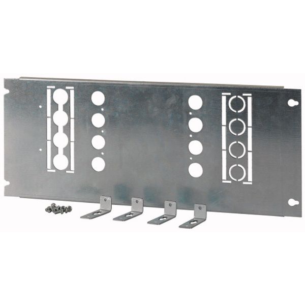 XMN240806M-XMVR Mounting plate for NZM2 with interlock image 1