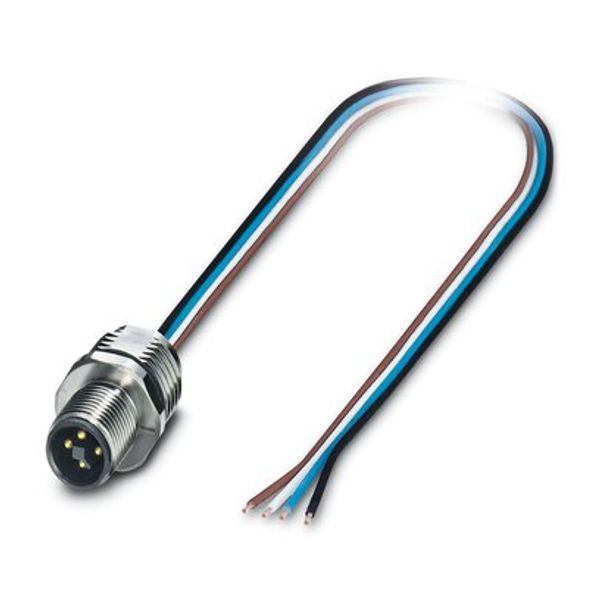 SACC-E-M12MST-4CON-M16/0,5 - Device connector front mounting image 1