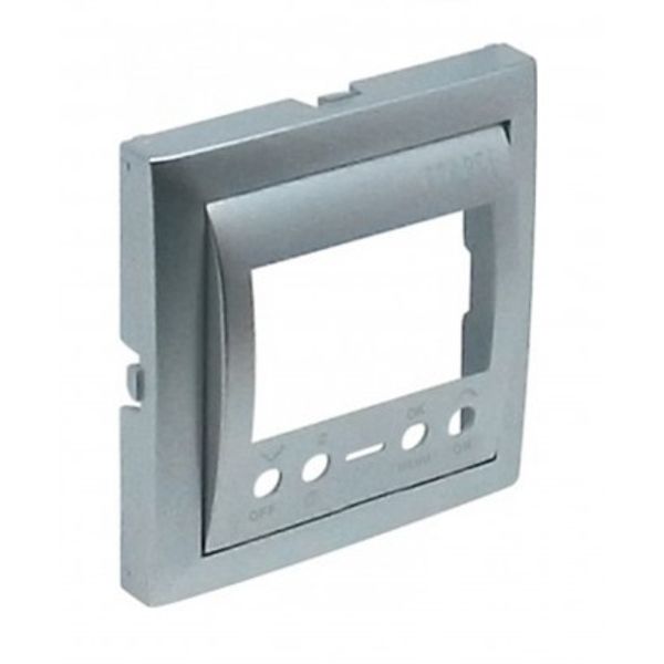 COV PLATE F/ONE CIRC DIG TIME SWITCH ALUMIN image 1