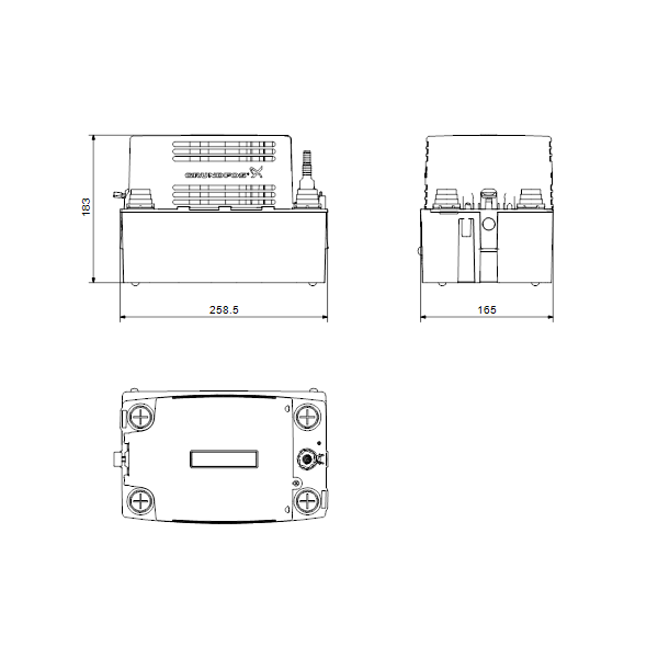Condenswaterpomp  CONLIFT1, inkl. steker en alarmcontact, 1x230V image 3