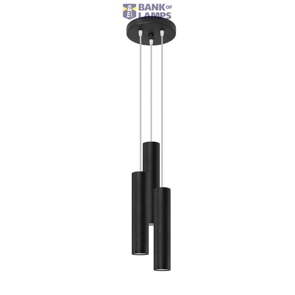 HANGING LAMP LAGOS 3P BLACK GU10 3X40W IP20 image 6