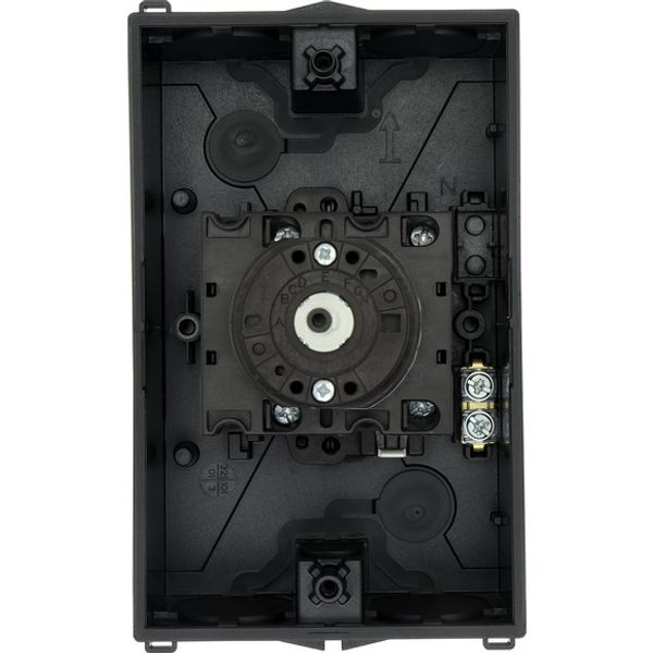 T3-3-15680/I2/SVB Main switch, T3, 32 A, surface mounting, 3 contact unit(s), 3 pole + N, 1 N/O, 1 N/C, Emergency switching off function, With red rotary handle and yel image 3