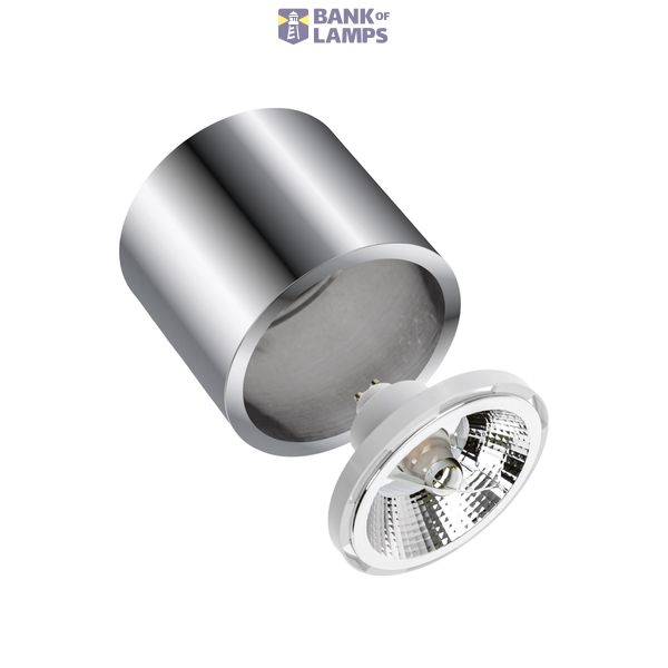 CHLOE AR111 GU10 Metalica IP20 round silver chrome image 25