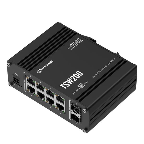 TSW200 PoE+ Switch 8 GbE, 2 SFP ports TSW200000040 image 7