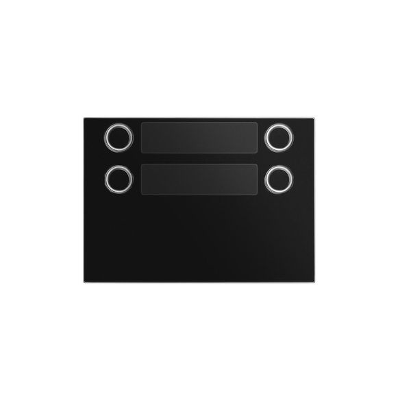 4 BUTTONS 2 ROWS  FRONT FRAME image 1