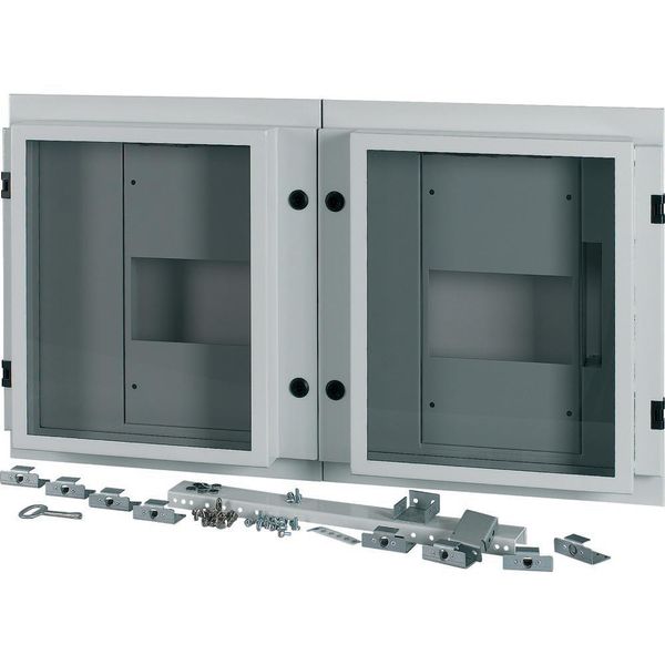 XTMP2N4W3CC-H550W1000 Front cover for 2x NZM4, withdrawable, HxW=550x1000mm, IP55, grey image 3