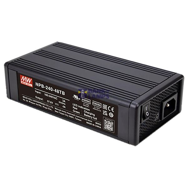Mean Well lead battery charger NPB-240-12TB 12 V charging current (max.) 13.5 A image 1