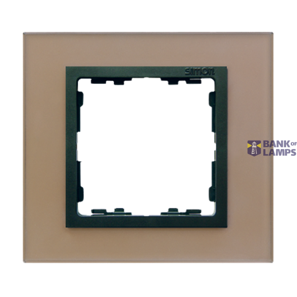 Single frame, glass, Copper / Graphite image 1