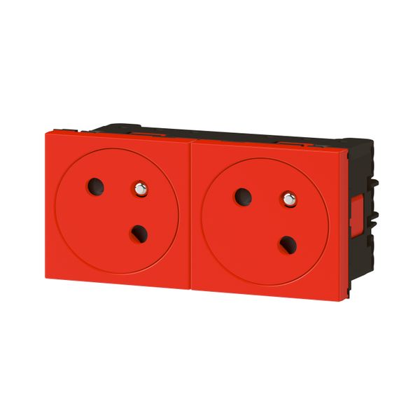 2X2P+E MODULAR ASSOCIABLE 4M FB RED SURFACE EUROPE image 2