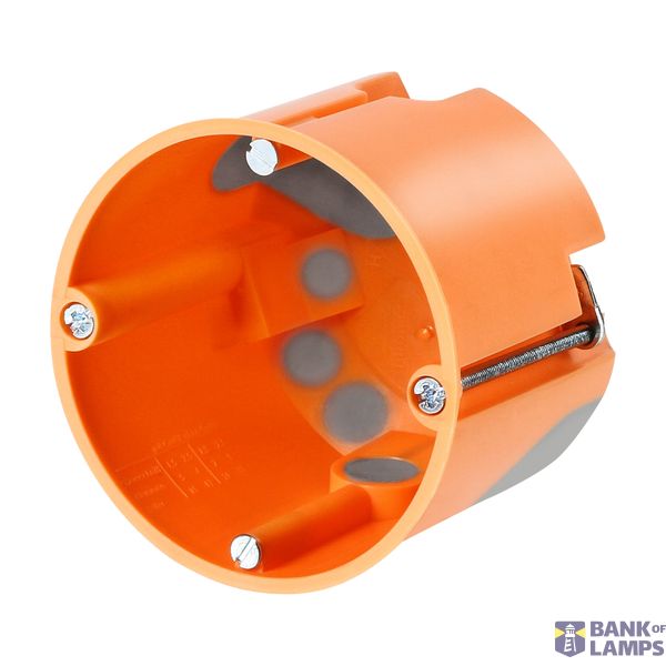 Cavitywall connection box, windproof 60/d61mm,orange,M25, PP image 2