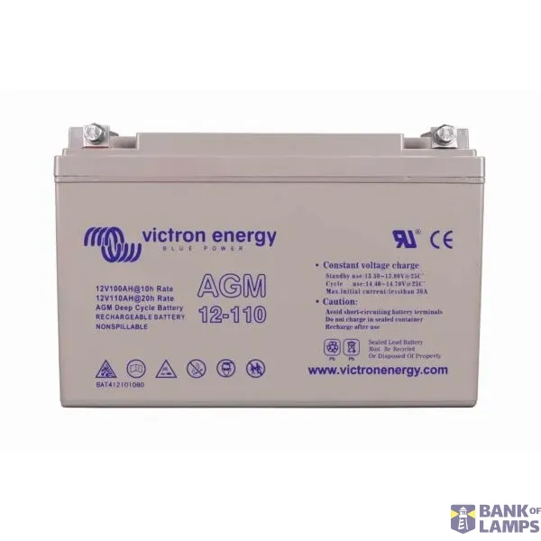 Victron Energy Akumulators 12V/110Ah AGM Deep Cycle Batt. (M8) image 1