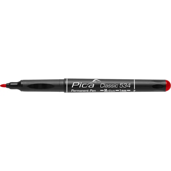 Classic permanent pen - 1.0 mm - round - red image 1