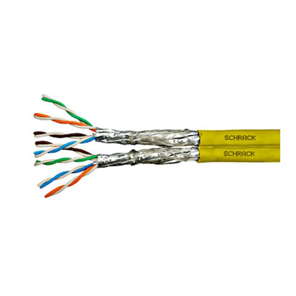 S/FTP Cable Cat.7, 2x(4x2xAWG23/1), 1.000MHz, LS0H, Dca, 30% (The price is shown without markup on metals. Request a quote for accurate information) image 1