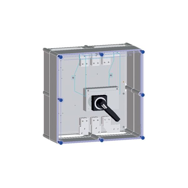 Switch enclosure prepared for 1 NZM4 MCCB 3P image 4
