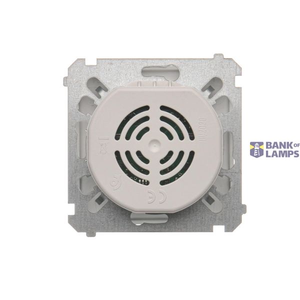 Single roller blind button to control single blind from different locations, 10A, Silver matt, metalic image 1