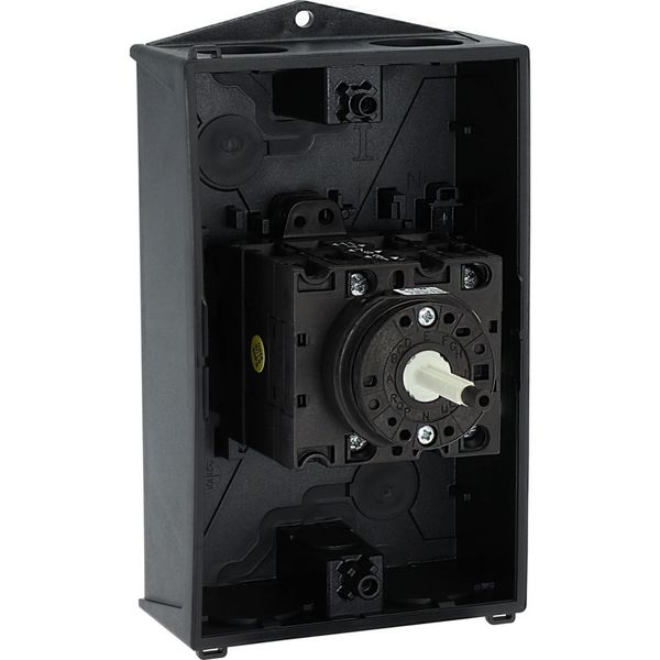 T3-3-15683/I2/SVB-SW Main switch, T3, 32 A, surface mounting, 3 contact unit(s), 3 pole, 2 N/O, 1 N/C, STOP function, With black rotary handle and locking ring, Lockable i image 58