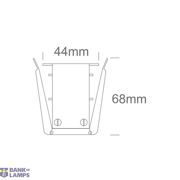 WHITE MAGNETIC RECESSED PROFILE 1m 48V MIDI image 2