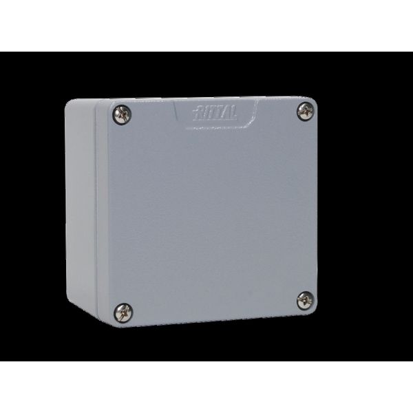 GA Cast aluminium enclosure, WHD: 122x120x80 mm, Cast aluminum image 2