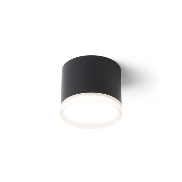 MEMA ceiling black satinated acrylic 230V LED GX53 7W image 1