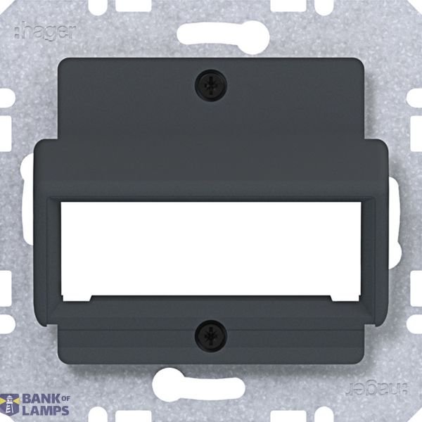 Central plate for RDM single module, A.x/C.x/S.x/B.x/Q.x/K.x anthracite image 1