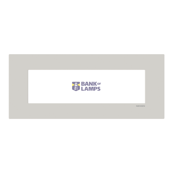 Frame - 1-gang / 7-modules - Niessen logo - S - Dune image 1