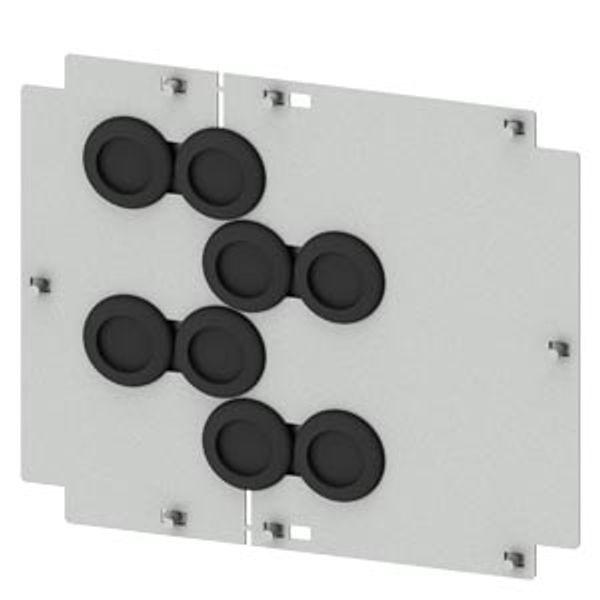 Cover connection rear 3VL4 (400 A), 4-pole, withdrawable, fixed mounting image 1