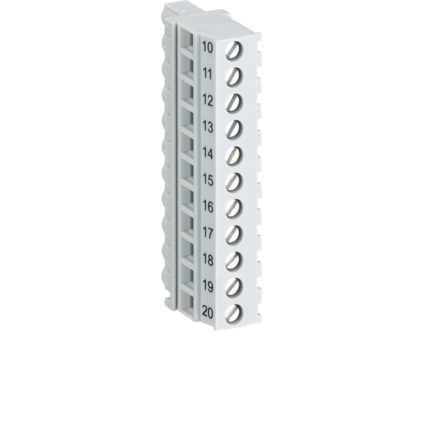 Terminal block. Screw front, Cable side. 11-pole. Minimum order qty. 6. Order multiple of 6. (TA563-11) image 1