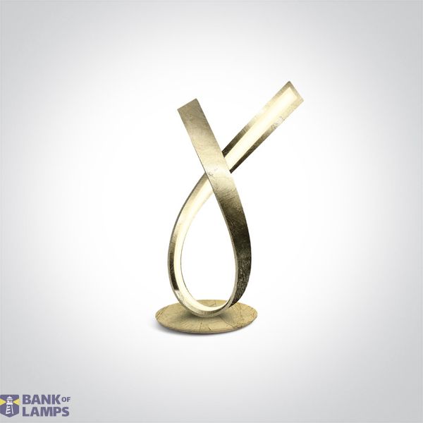 BRASS LED TABLE LAMP 10W WW IP20 230V image 1