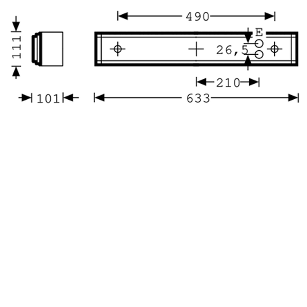 Surface-mounted luminaire Montigo Diffuser White rectangular ET 13W 1400lm Lambertian (L) IP40 IK02 3 SDCM image 1