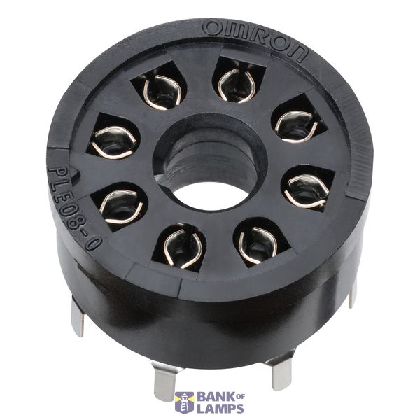 PL  1004D Socket, back-connecting, 8-pin, PCB terminals PL  1004D image 1
