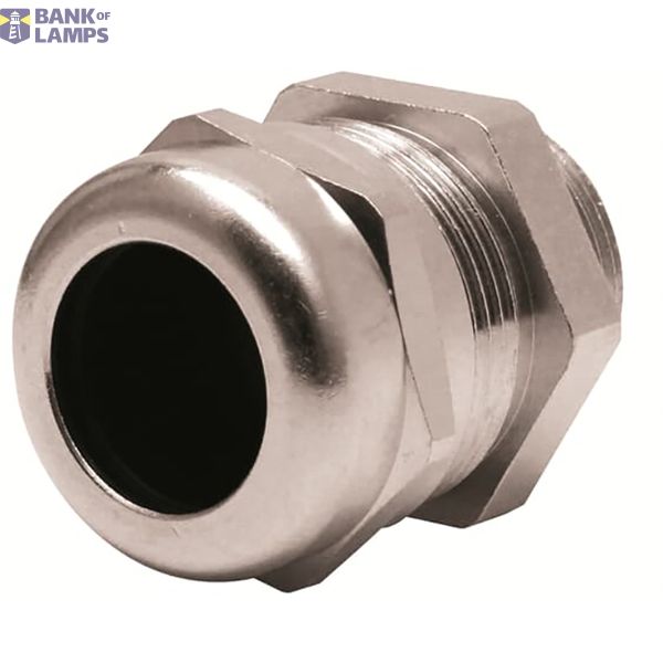 Cable Gland extended clamping range ECEA Nickel Plated Brass 1/2NPT Me image 1