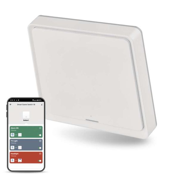 GoSmart Portable Scene Controller IP-2001ZW, ZigBee 3.0, 1-button image 1