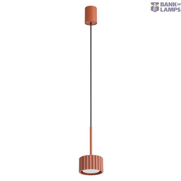 Pendant lamp AURA 1 red ochre Gx53 image 10