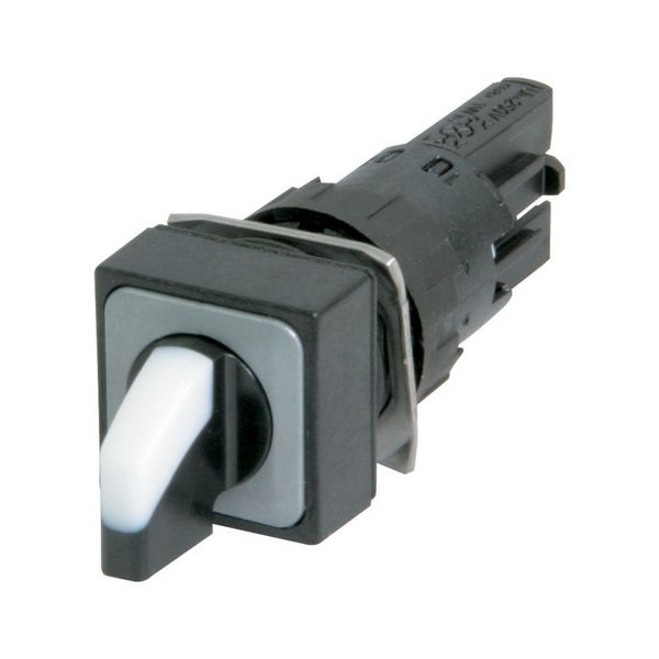 Q18WK3R1 Selector switch, 3 positions, white, maintained image 4