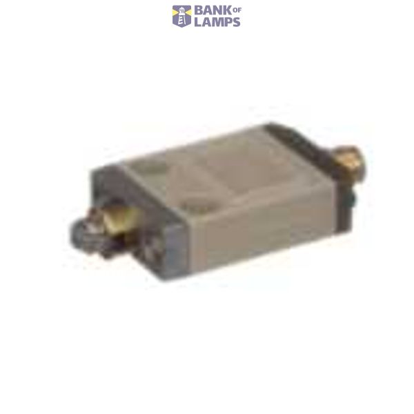 Compact limit switch, connector type, 1 A 125 VAC, roller plunger D4CC1002R image 1