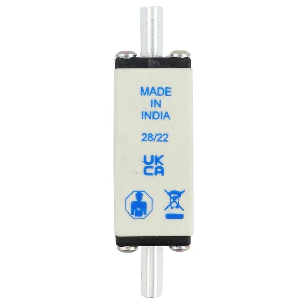 Fuse-link, LV, 25 A, AC 400 V, NH000, gL/gG, IEC, dual indicator, insulated gripping lugs image 17