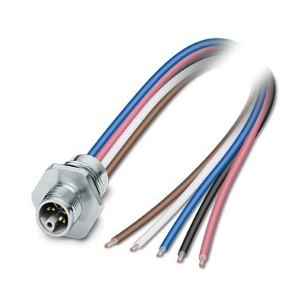 SACC-E-M12MSL4FEM16XL/0,2GR-1,5 - Device connector front mounting image 2