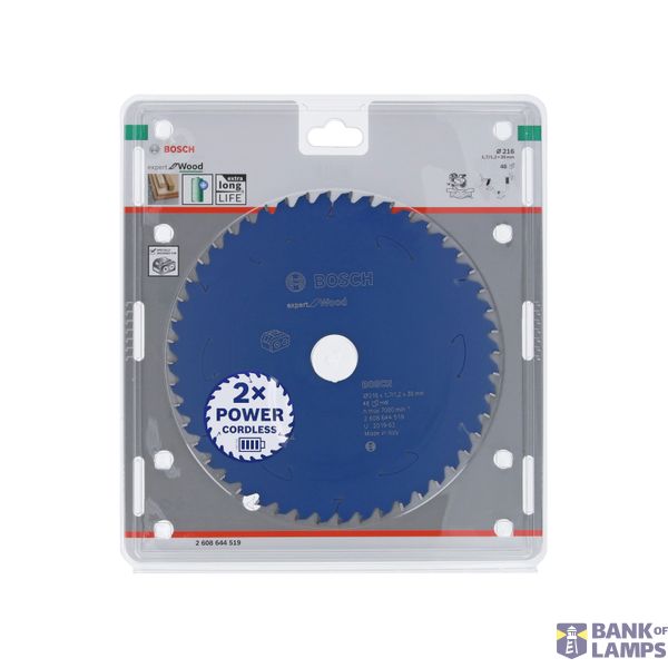 Expert for Wood Circular Saw Blade for Cordless Saws 216x1.7/1.2x30 T48 image 2