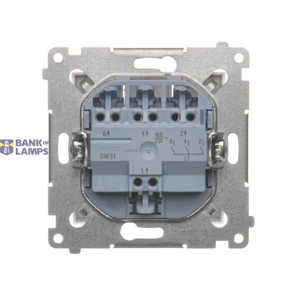 Single frame, metal, classic inox image 1