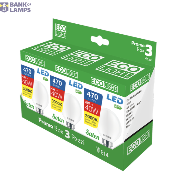 FIL. LED ECOLIGHT SFERA SATEN image 1