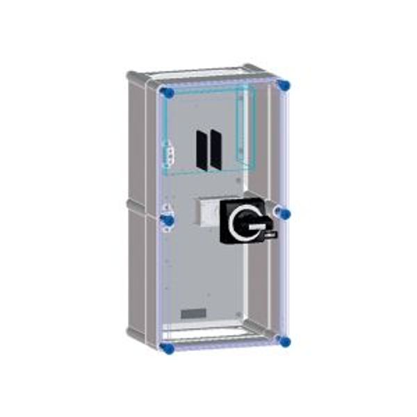 Switch enclosure prepared for 1 NZM1 MCCB 3P image 1