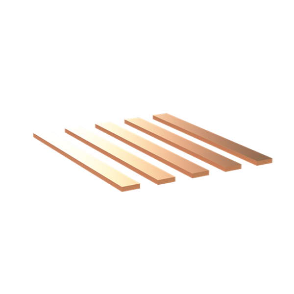 VC32VT-BF200 flat copper set 200A L=215MM consisting of 5x20x5 image 3
