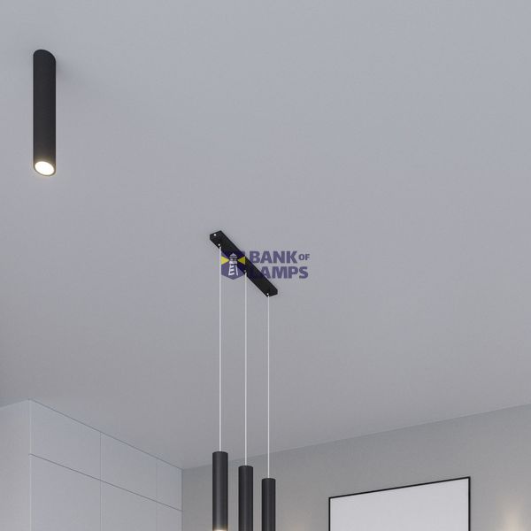 HANGING LAMP LAGOS 3P BLACK GU10 3X40W IP20 image 4